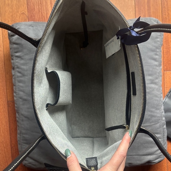 Dooney & Bourke Black Pebbled Leather Tote - Picture 3 of 7